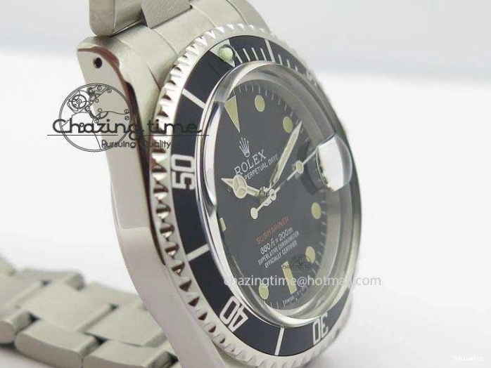 (Superlumed 200m Dial Hands) And black Best 1680 Edition Submariner 660ft A2836 Vintage 0215